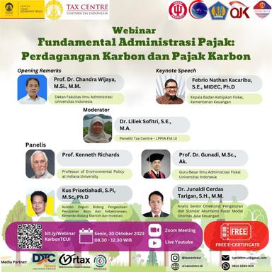 Ingin Tahu Implementasi Carbon Tax dan Carbon Trading? Daftar Webinar Ini