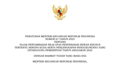 Dukung Pertahanan Nasional, Kuda Kavaleri Dapat Fasilitas PPN DTP