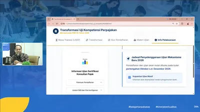 BPPK: Uji Kompetensi Perpajakan Digelar Mulai Pertengahan Oktober 2026