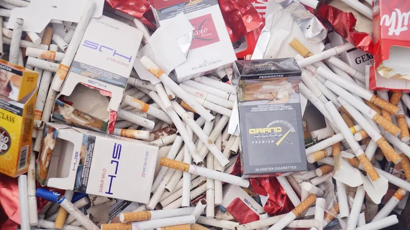 Bea Cukai Malang Gagalkan Peredaran 281.000 Batang Rokok Ilegal