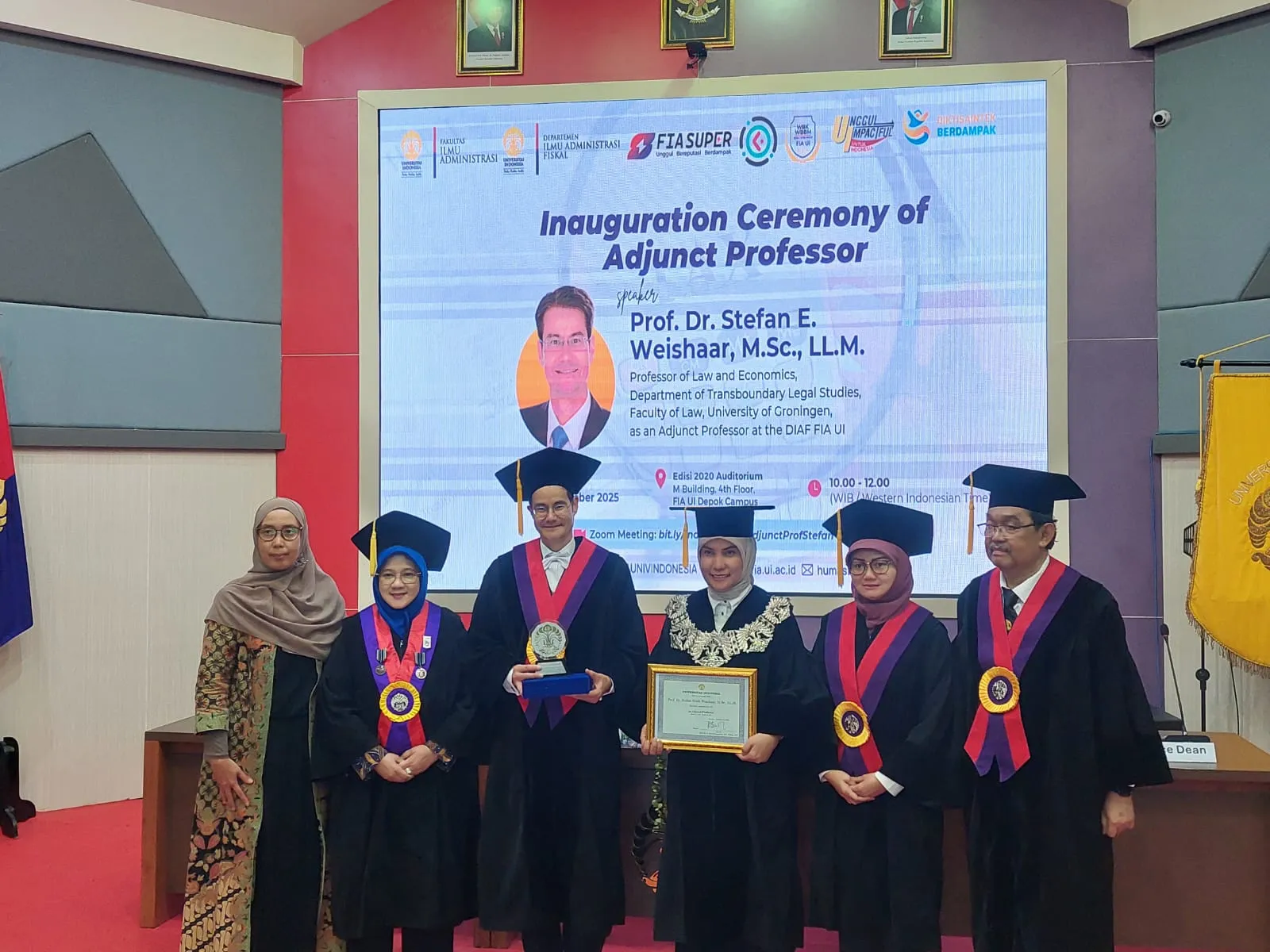 Kerja Sama Riset, FIA UI Lantik Pakar Hukum Ekonomi Universitas Groningen sebagai Adjunct Professor
