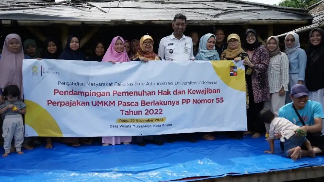 Dosen UI Edukasi Pelaku UMKM Mulyaharja Soal Perpajakan