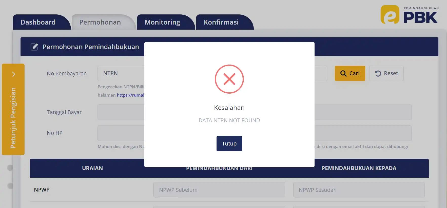 Data NTPN Tidak Ditemukan di e-PBK? Ikuti Tips Berikut Ini