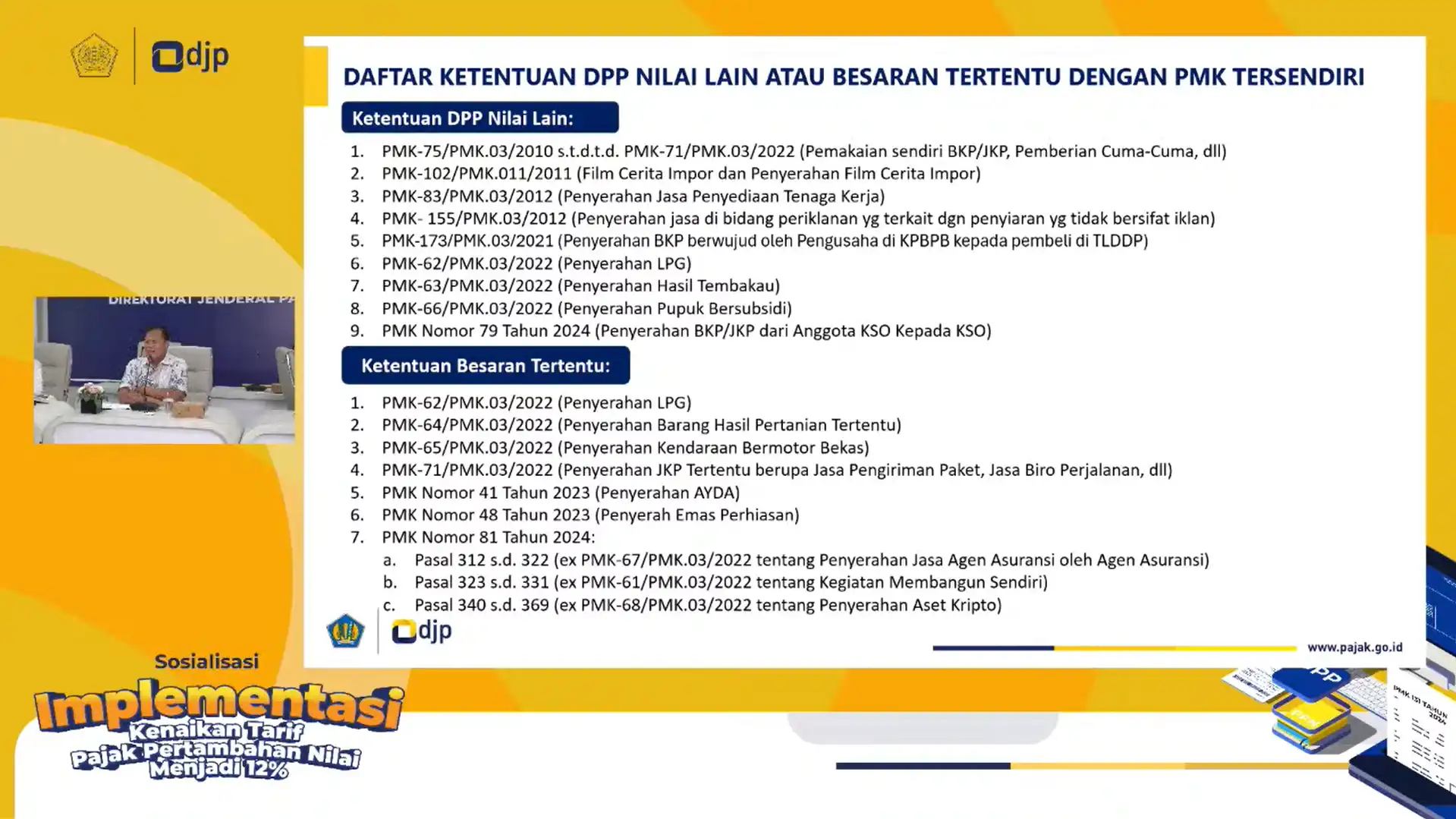Kemenkeu Akan Revisi PMK Terkait DPP Nilai Lain dan Besaran Tertentu