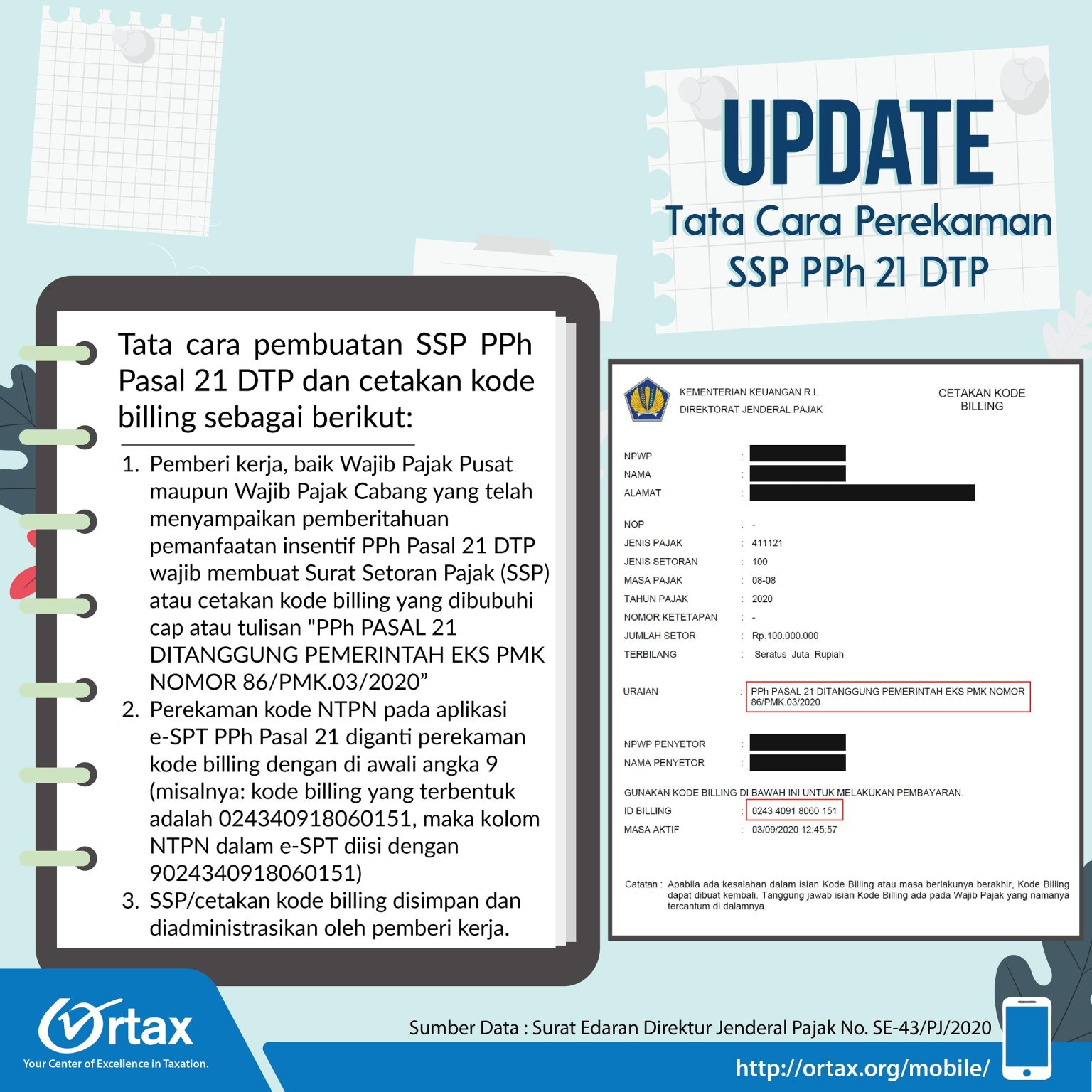 Menghitung PPh Pasal 21 Atas Bonus Atau THR - Ortax