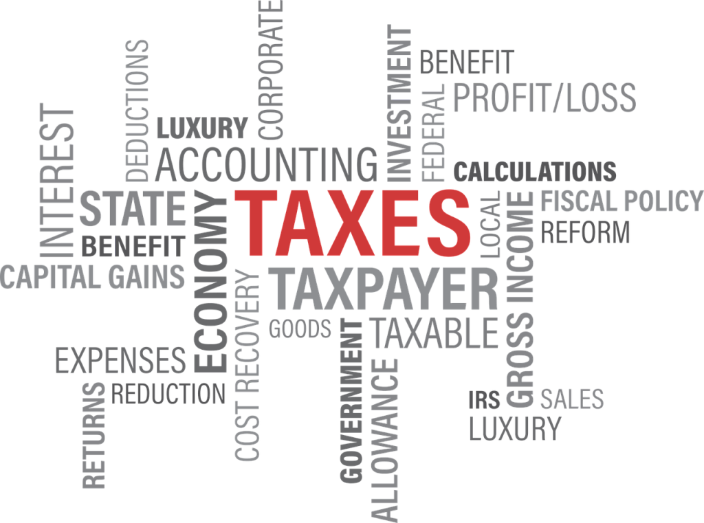 Tax Taxes Government Refund Word  - 905513 / Pixabay