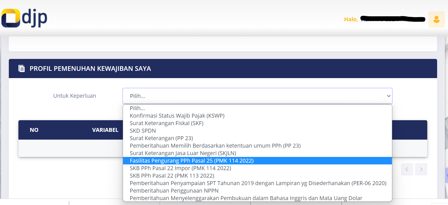 Permohonan Insentif Pajak PMK-114/2022 Telah Tersedia di DJP Online
