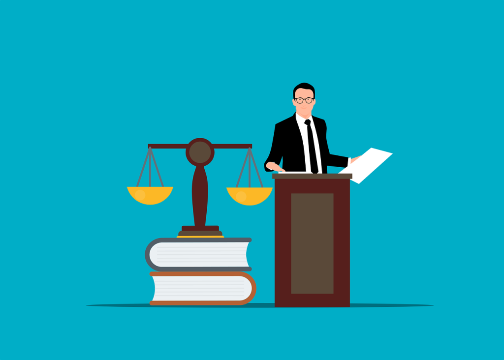 Lawyer Judge Law Cartoon Man  - mohamed_hassan / Pixabay
