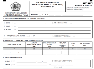 Menghitung PPh 21 Bukan Pegawai Berkesinambungan Sesuai PMK 168/2023 ...